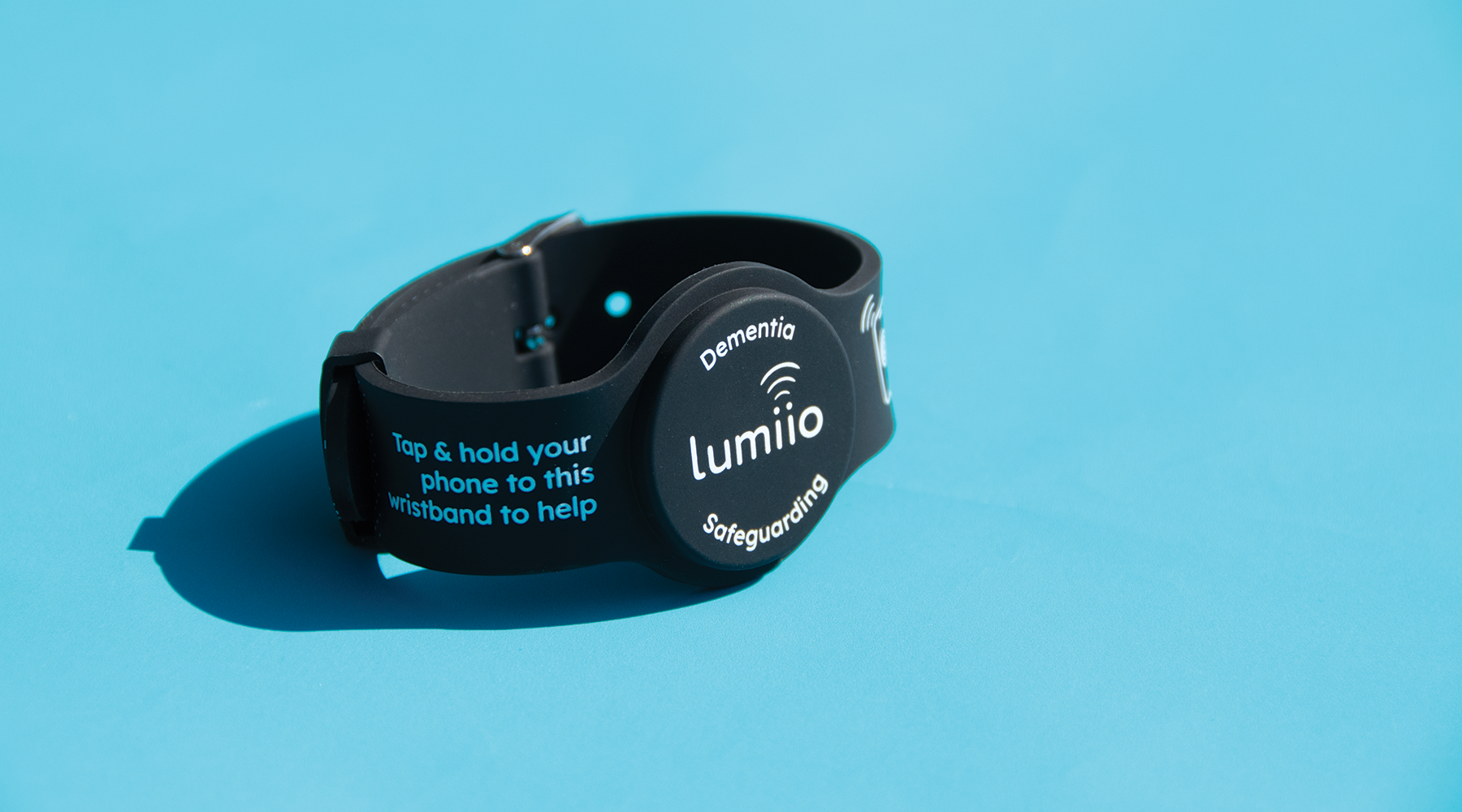 Lumiio's New Black Safeguarding Wristband