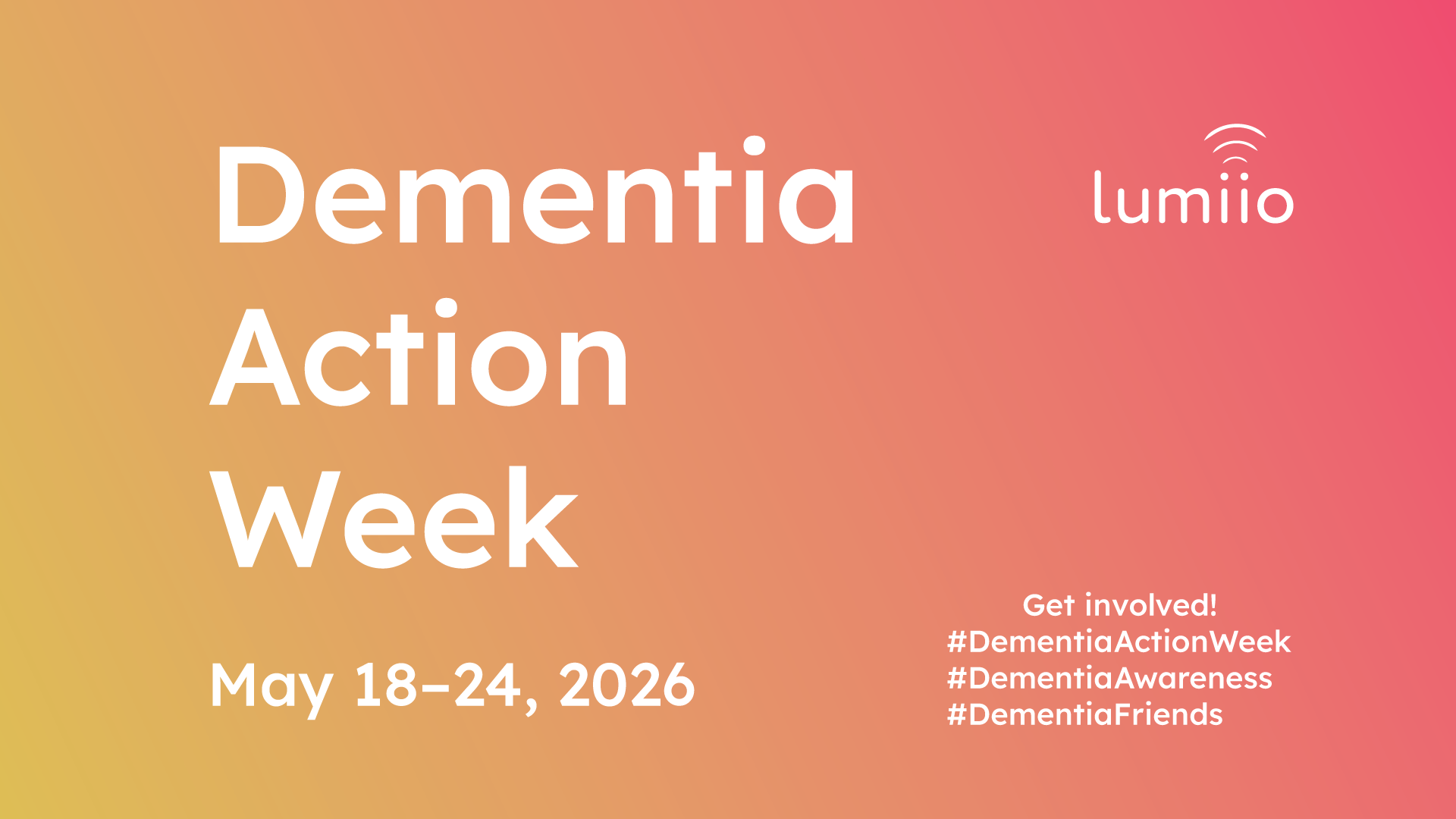 Dementia Action Week: What You Need to Know