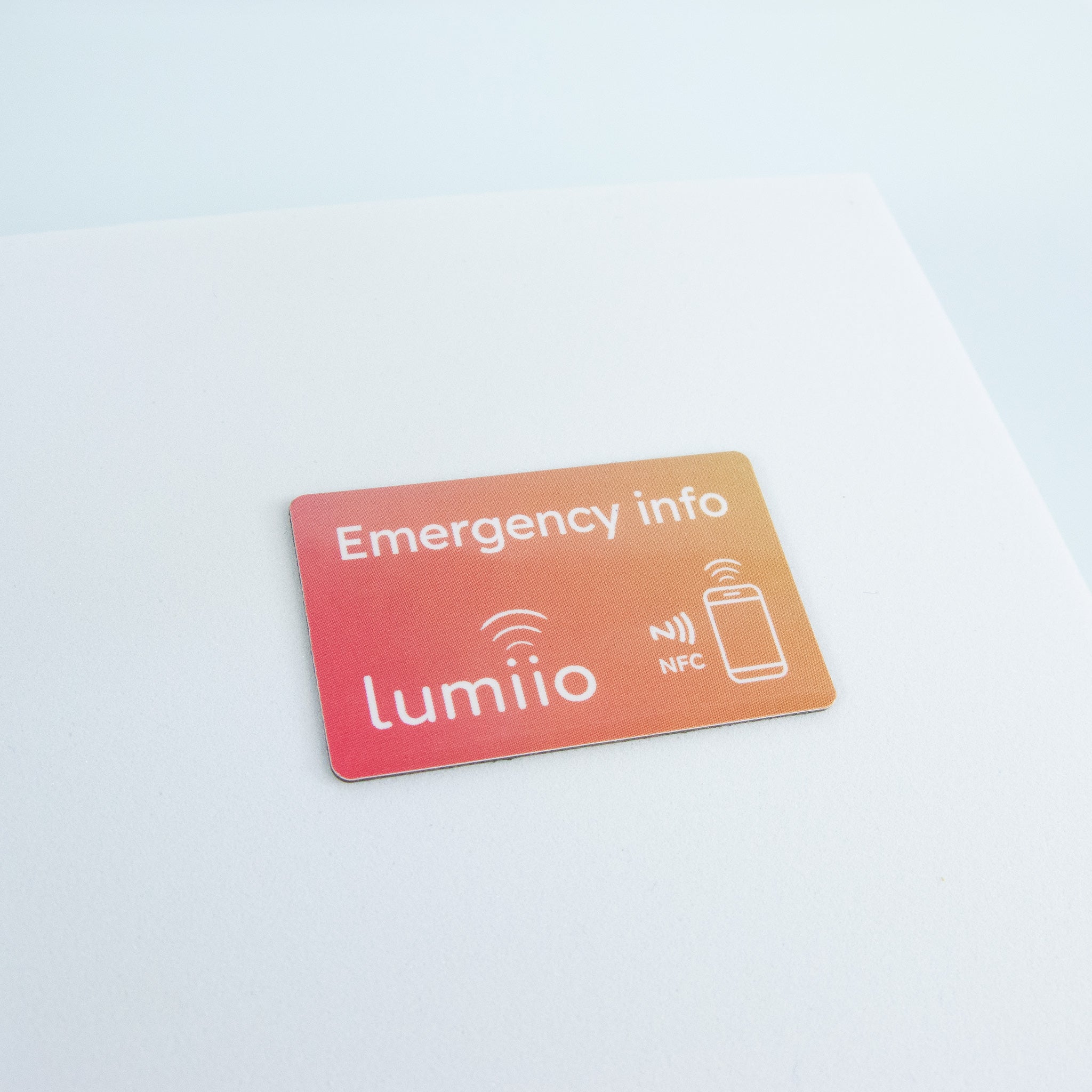 Connect Label - Emergency Info