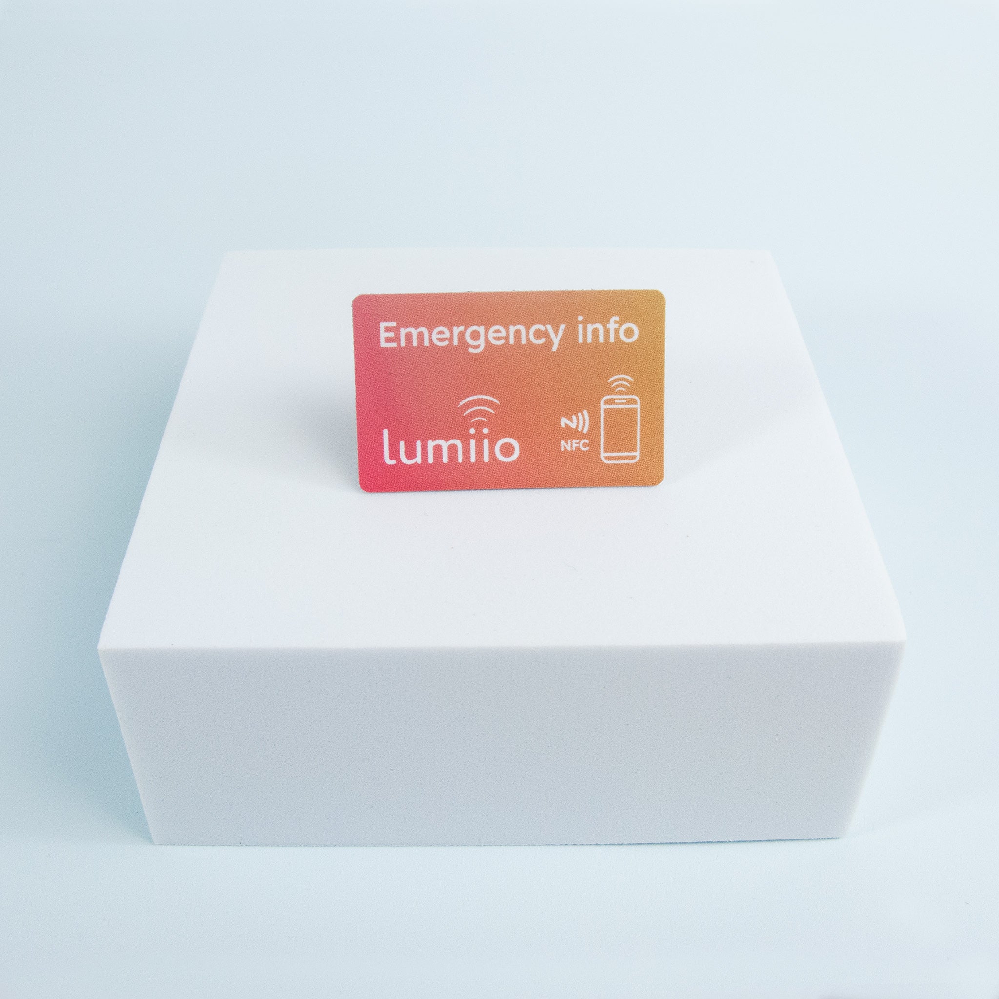 Connect Label - Emergency Info