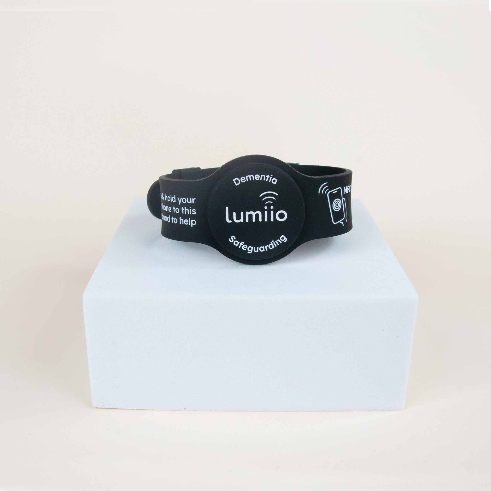 Soft Touch Wristband- Black Lumiio