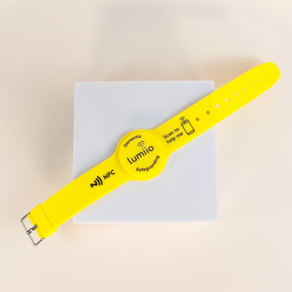 Soft Touch Wristband - Dementia Yellow