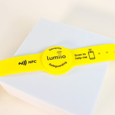 Soft Touch Wristband - Dementia Yellow
