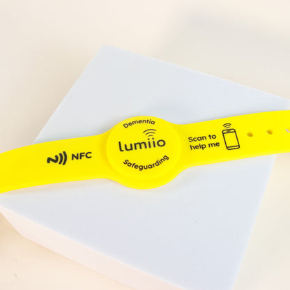 Soft Touch Wristband - Dementia Yellow
