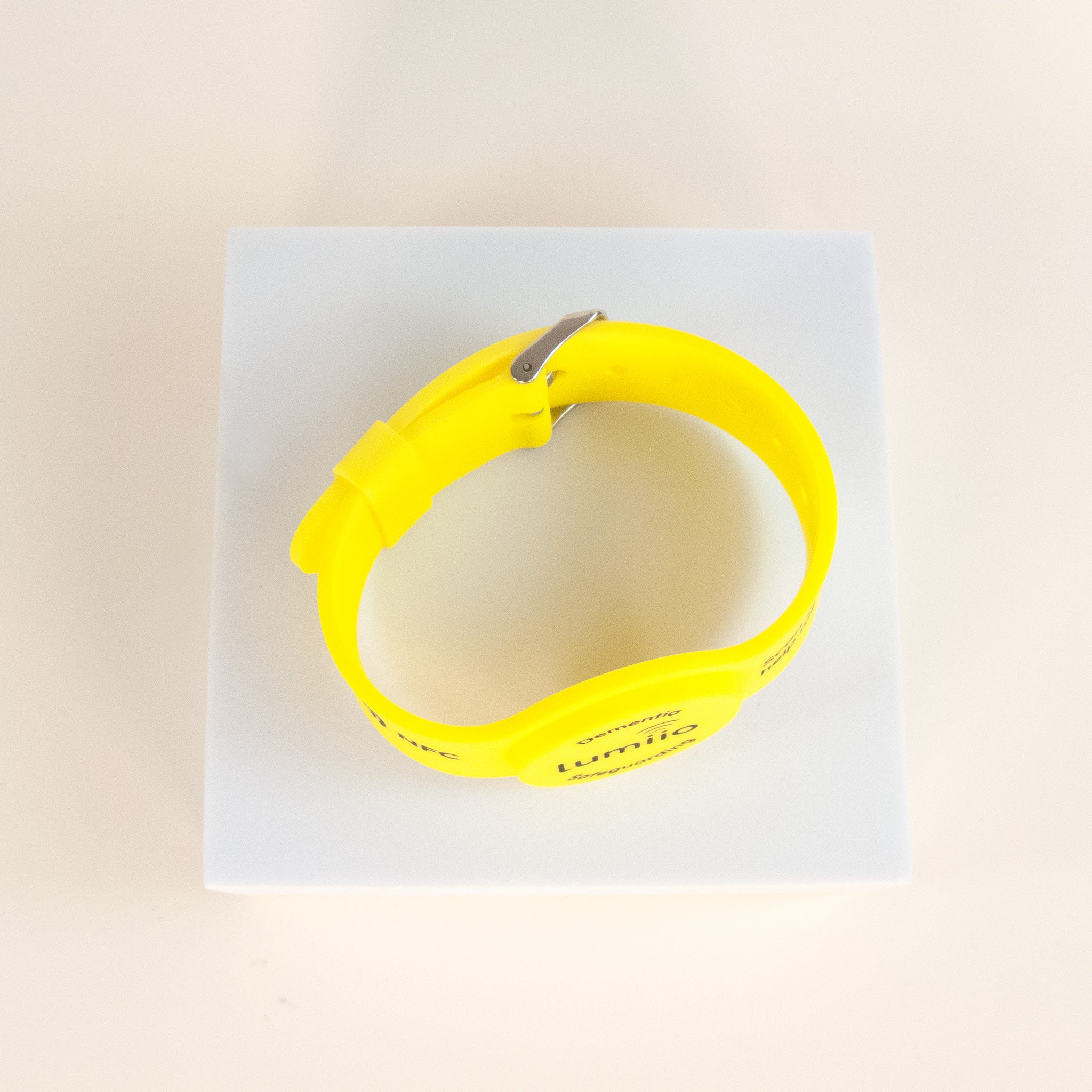 Soft Touch Wristband - Dementia Yellow