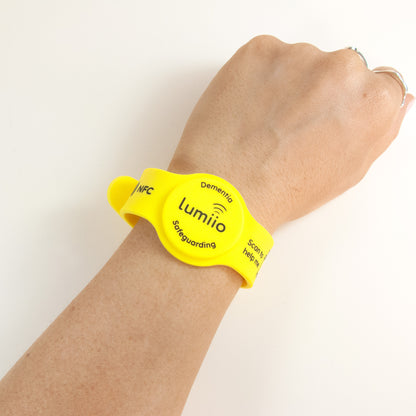 Soft Touch Wristband - Dementia Yellow