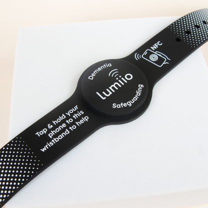 Soft Touch Wristband- Black Lumiio