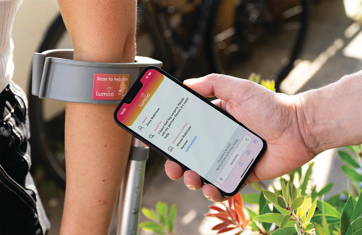 Connect Label - Scan to Help