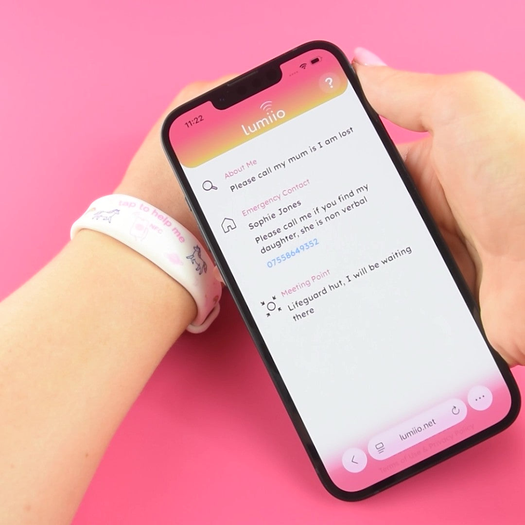 Kids ‘Unicorn’ ID Wristband