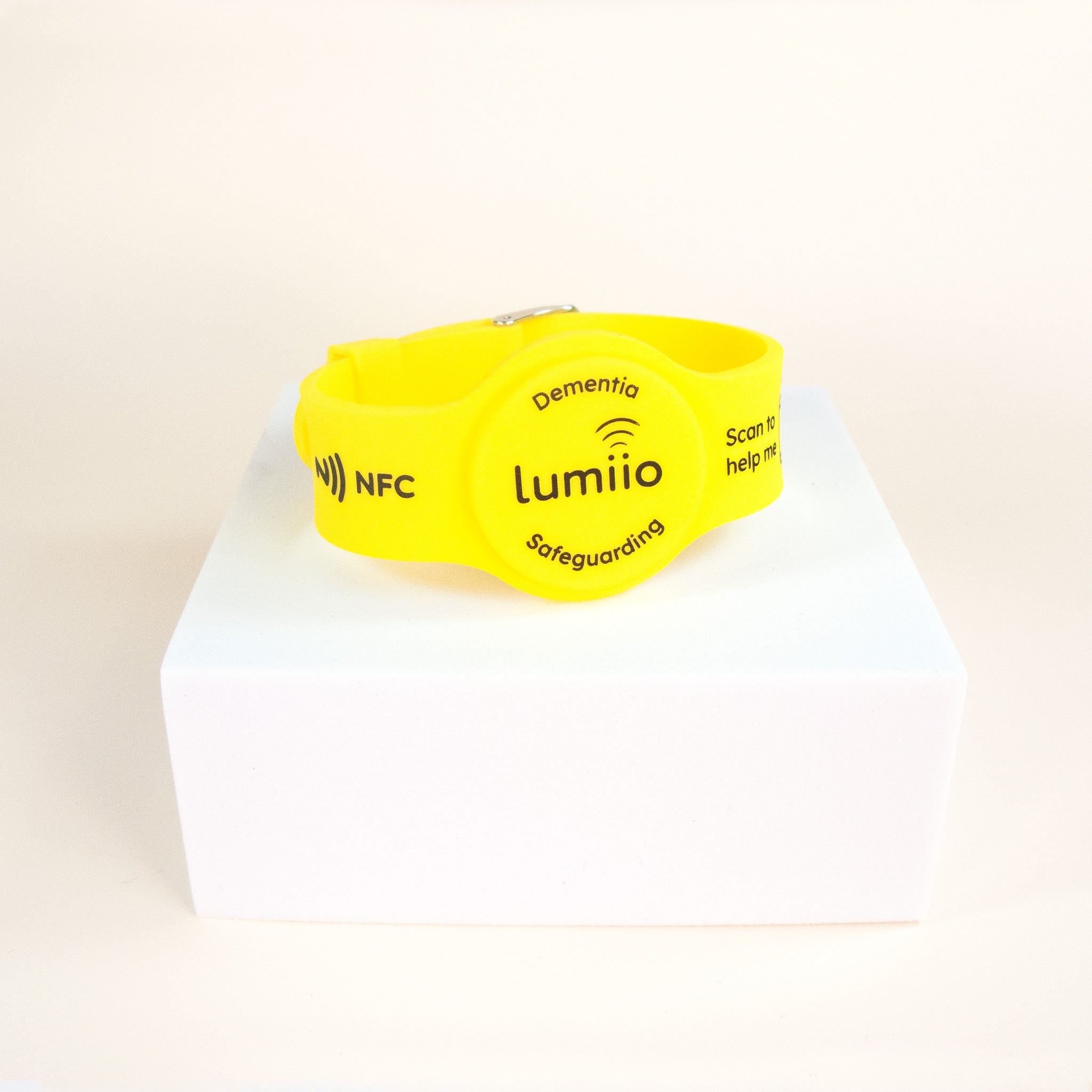 Soft Touch Wristband - Dementia Yellow