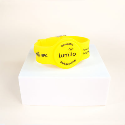 Soft Touch Wristband - Dementia Yellow