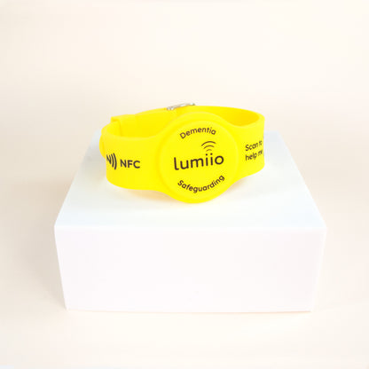Soft Touch Wristband - Dementia Yellow
